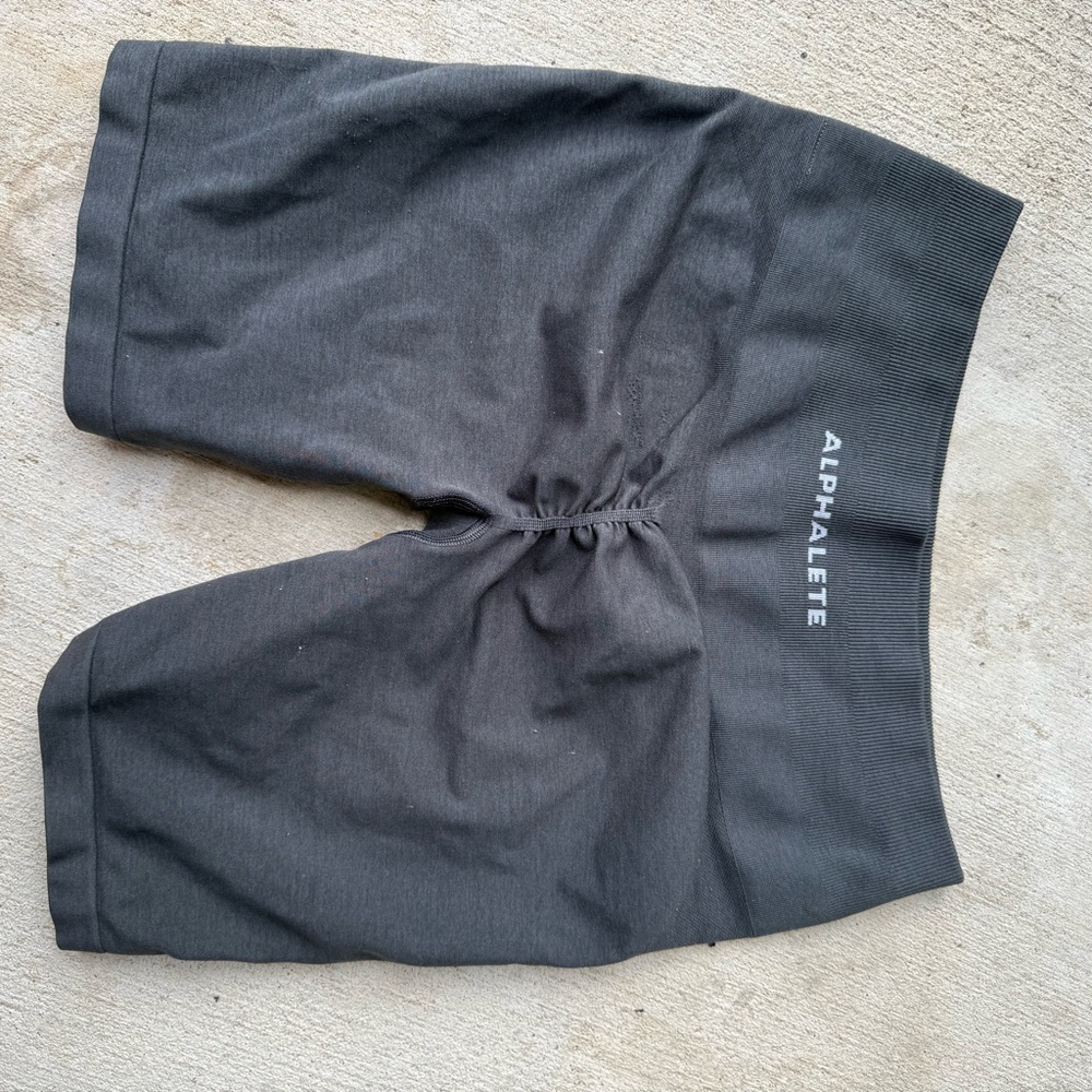 Alphalete Charcoal Biker Shorts
